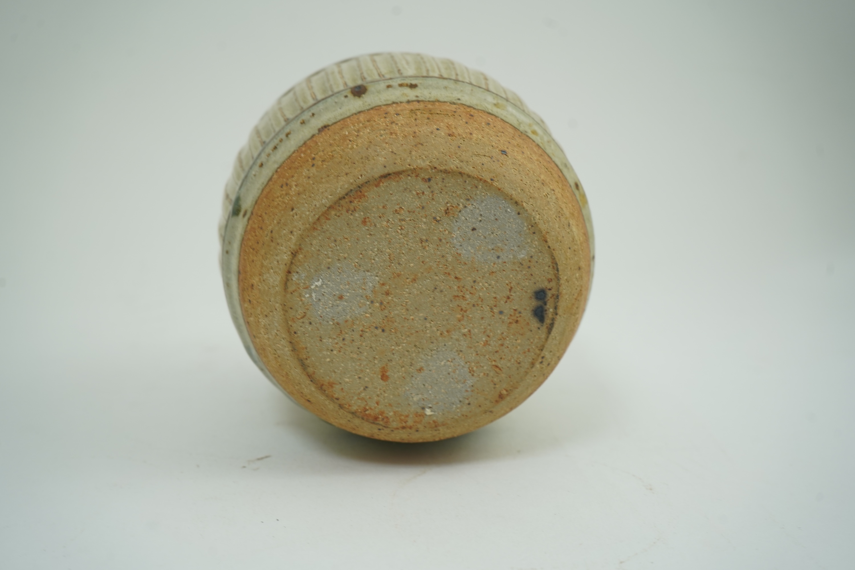 Richard Batterham (1936-2021): A graduated pair of lidded stoneware jars or caddies